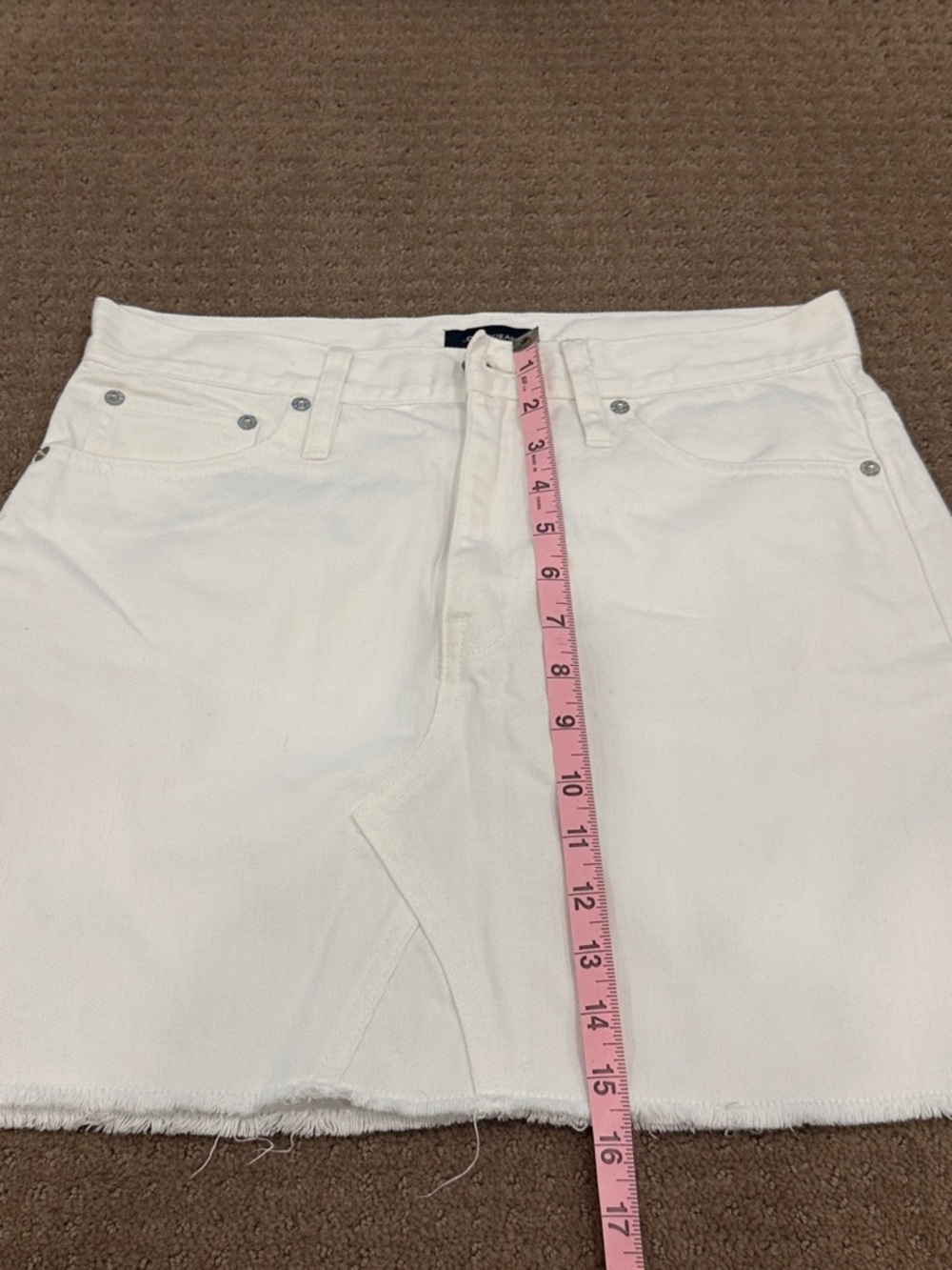 J. Crew White Denim Skirt - Picture 7 of 7